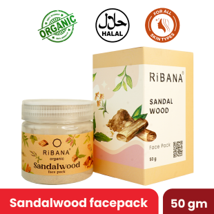 RiBANA Sandalwood Face Pack - 50gm
